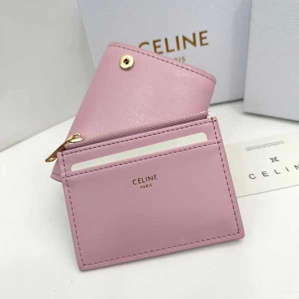 CELINE ミニ財布 ピンク