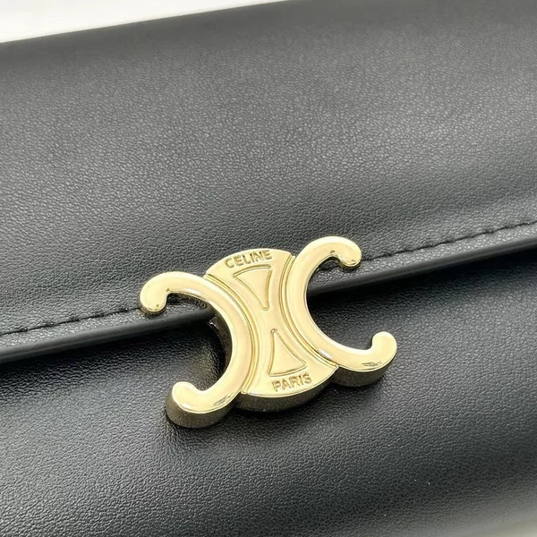CELINE 長財布 カーフスキン