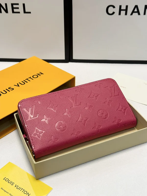 ルイヴィトン 長財布 ローズレッド