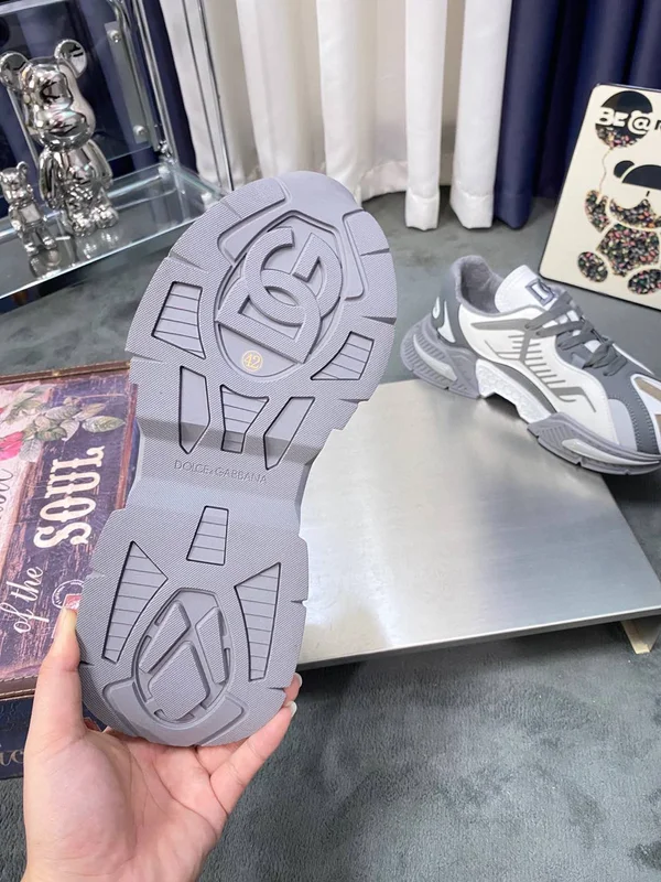 DOLCE&GABBANA カーフレザー スニーカー