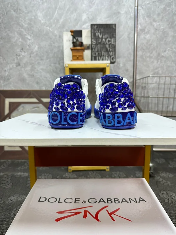Dolce&Gabbana ロートップ スニーカー ブルー