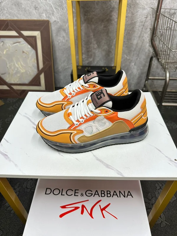 Dolce&Gabbanaロゴパッチ スニーカー