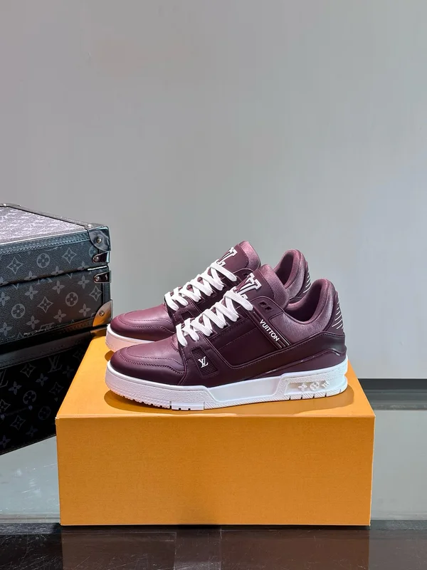 最高级 LVトレーナーラインスニーカー