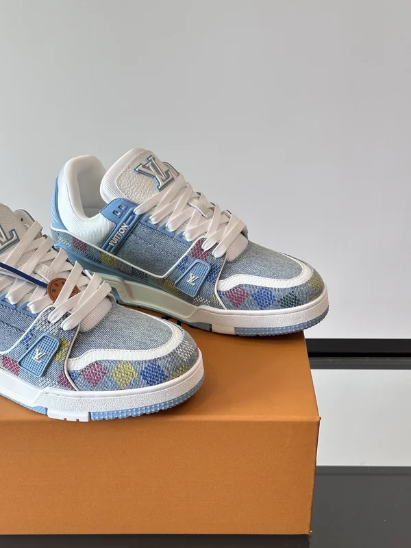 ルイヴィトン ダミエ・デニム スニーカー