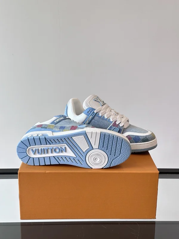 ルイヴィトン ダミエ・デニム スニーカー