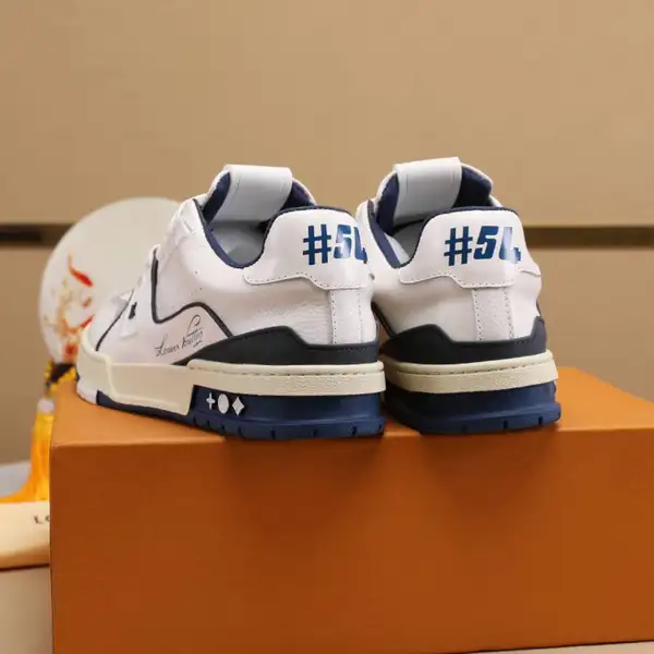 ルイヴィトン 運動靴 カーフレザー