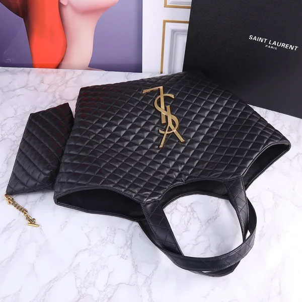 YSL ラムスキン ハンドバッグ