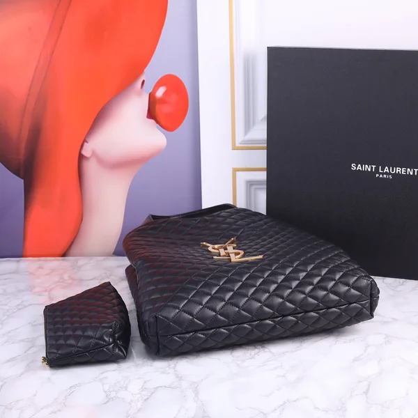 YSL キルティング ショッピングバッグ