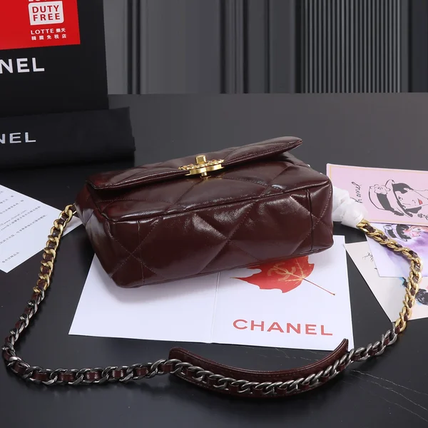 chanel ミニバッグ  ワインレッド