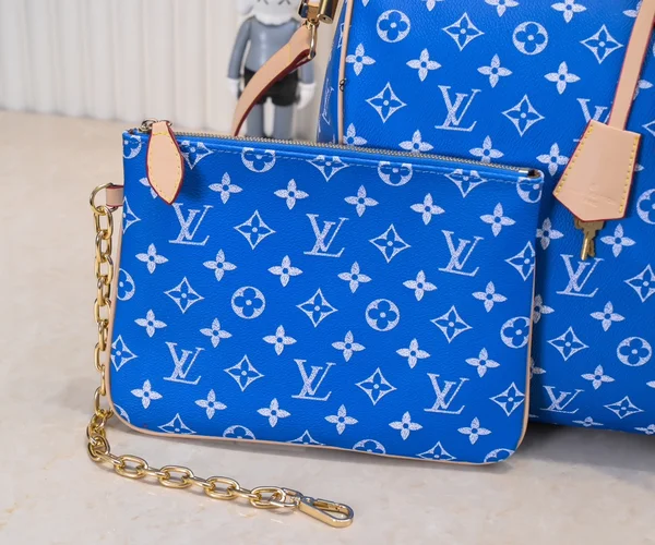 ルイヴィトン ボストンバッグブルー