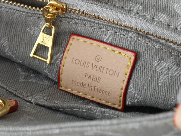 ルイヴィトン オンザゴー MM モノグラム デニム ショルダーバッグ