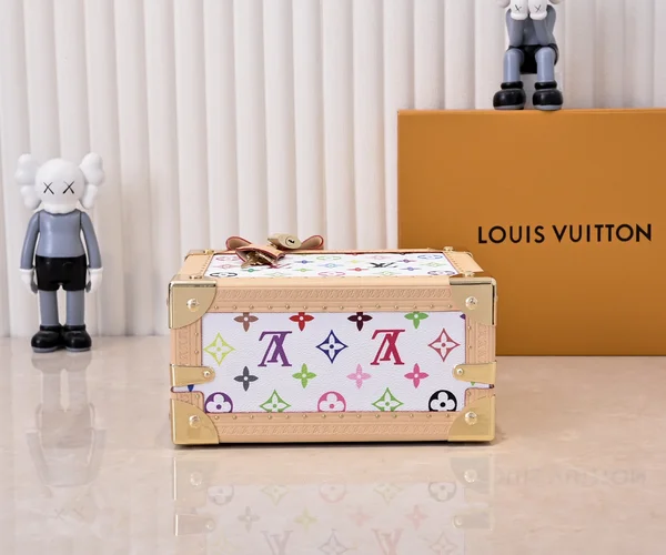 ルイヴィトン 村上隆 トランク ハンドバッグ