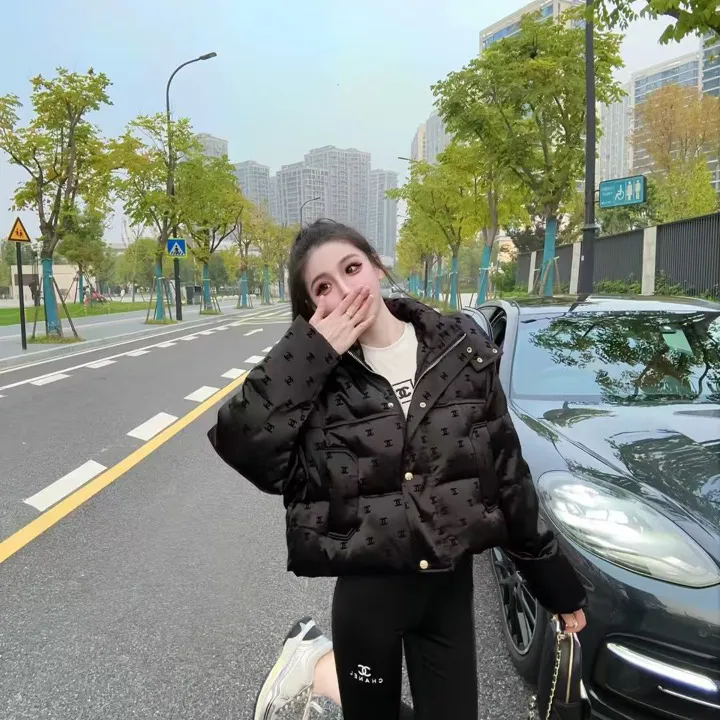 chanel CCロゴ ショートダウンジャケット