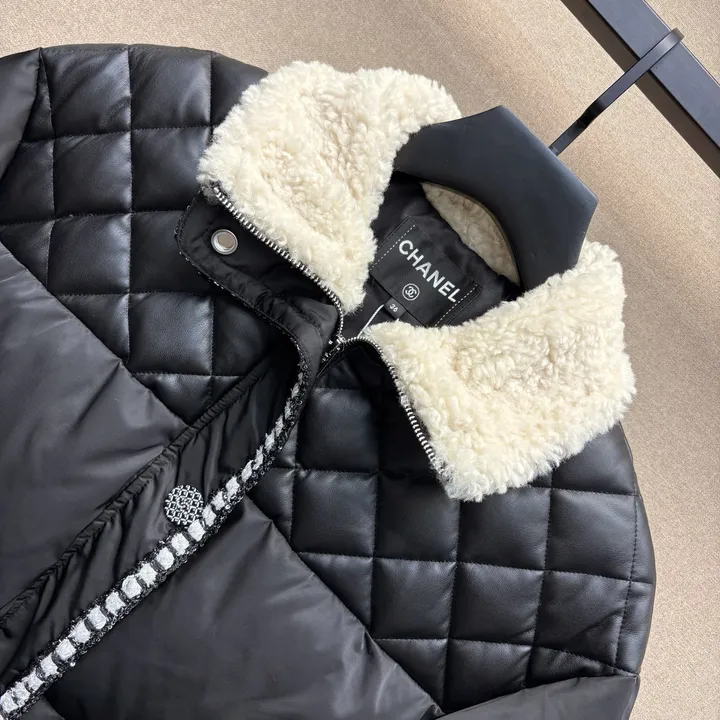 シャネルマドモアゼル切替 ダウンブルゾン