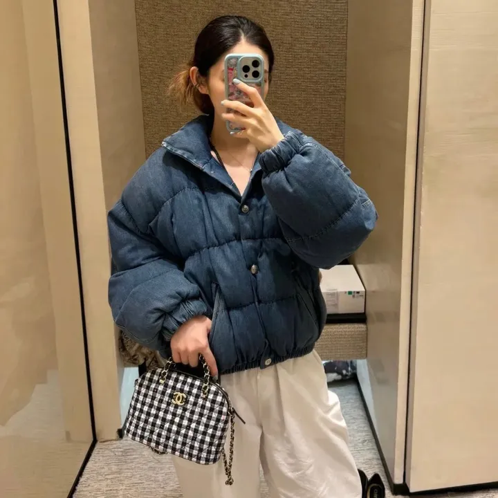 CHANEL ダウンジャケット ショート丈 可愛い