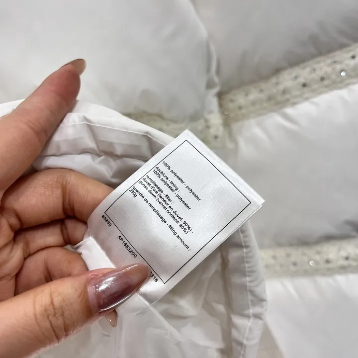 シャネル ダウン ジャケット ファブリック