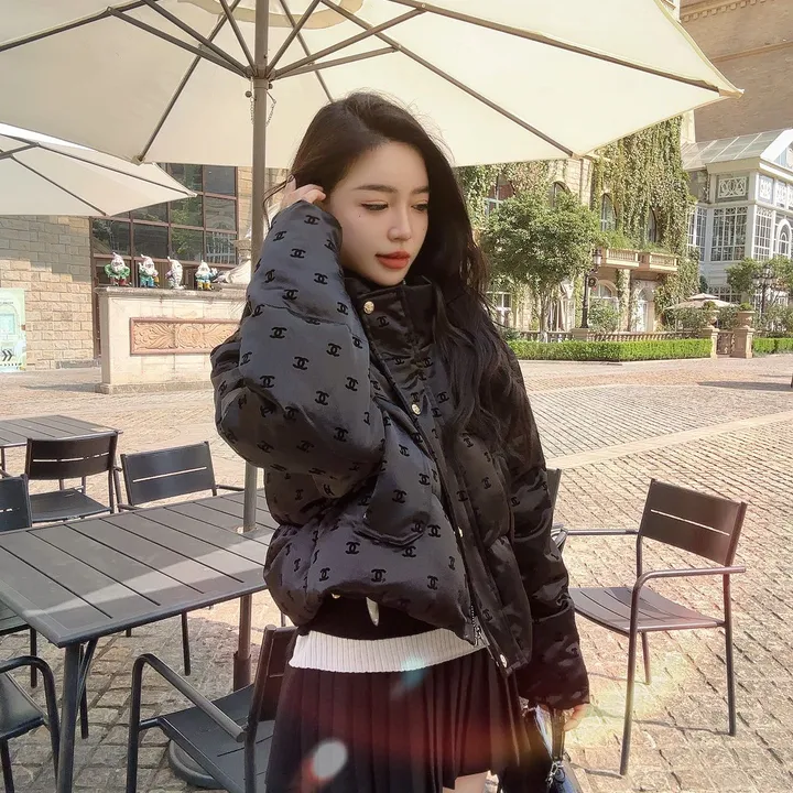 シャネル CCロゴ ショートダウンコート