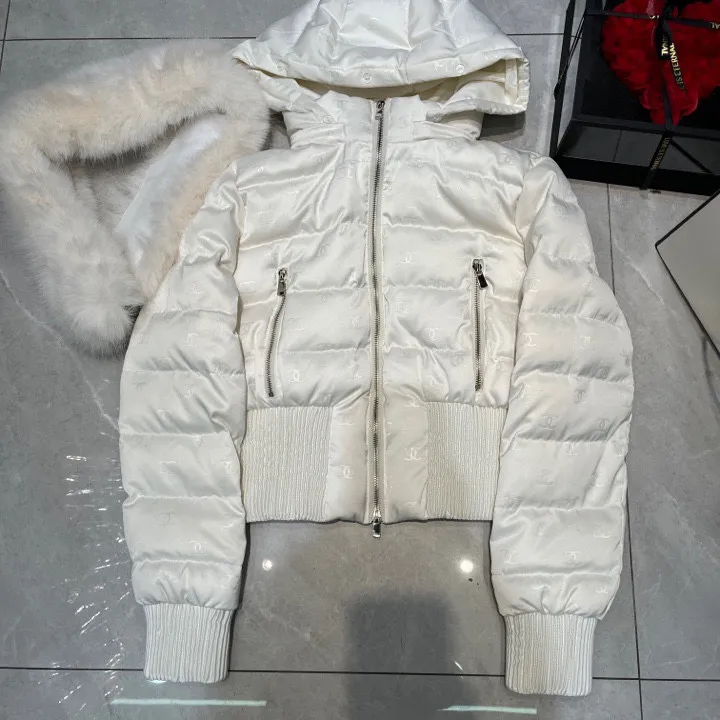 シャネル風 ダウン レディース