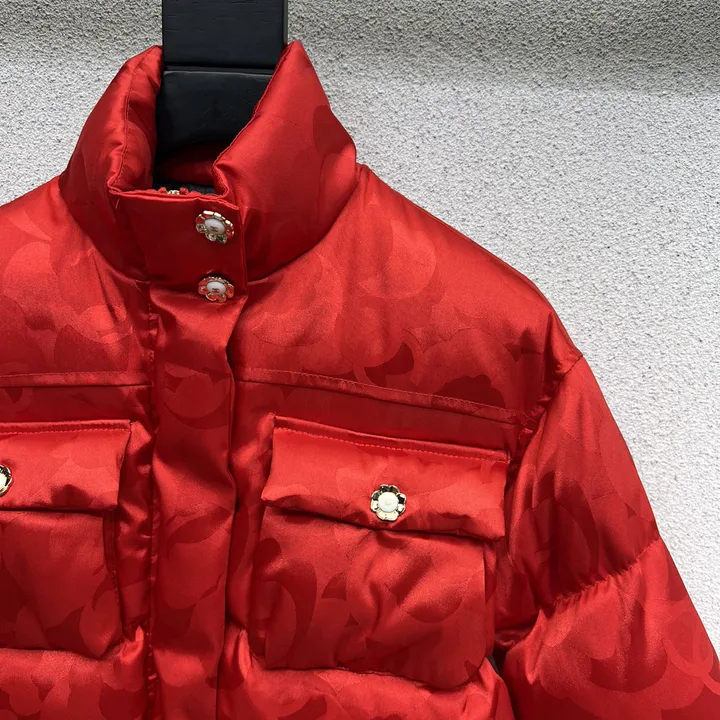 シャネル テクニカル ジャカード ダウンジャケット