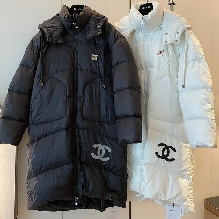 シャネル ダウンジャケット ロング レディース