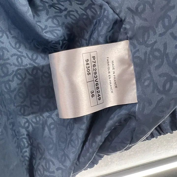 シャネル デニム ジャケット 大人可愛い