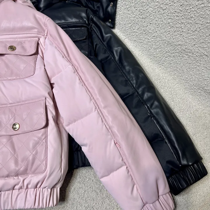 シャネル パファーコート ブラック