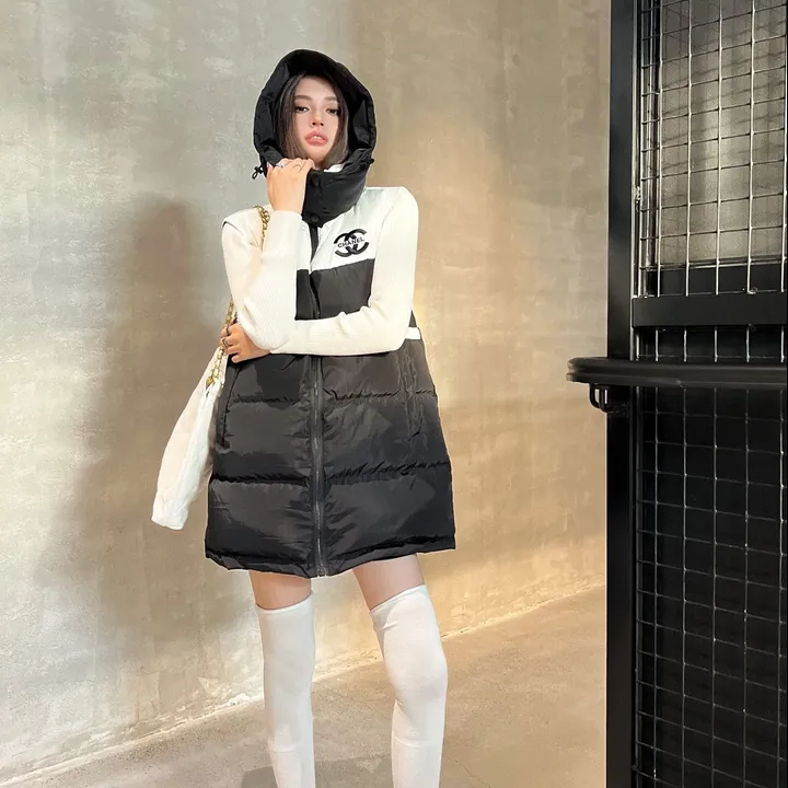 シャネル ダウンベスト 袖なし