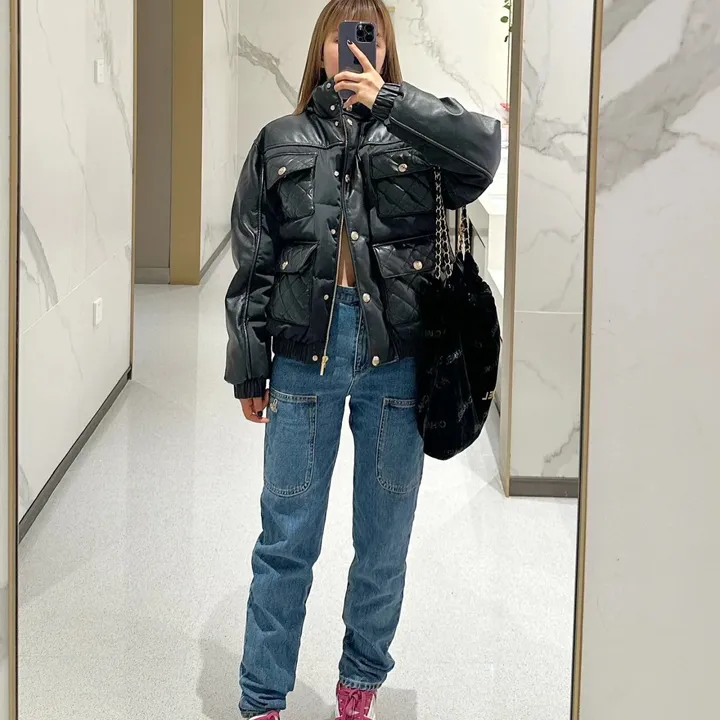 シャネル レザージャケット