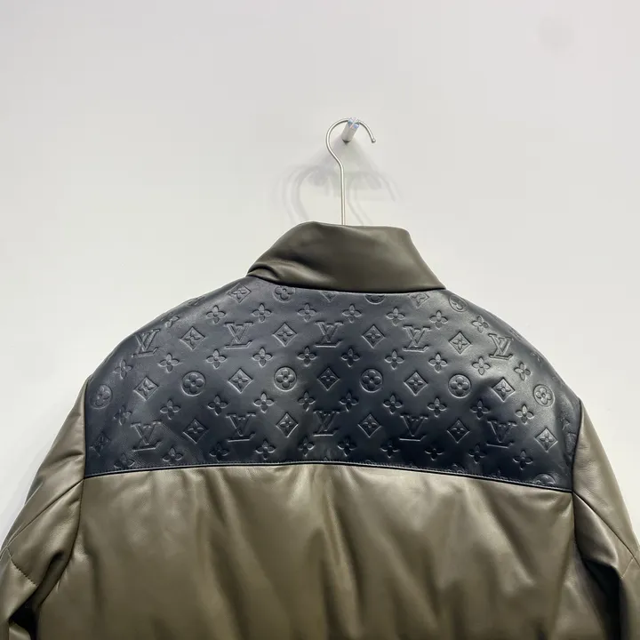 ルイヴィトン レザーダウンジャケットメンズ