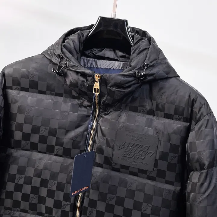 LOUIS VUITTON ダウンジャケット ダミエ ショート丈