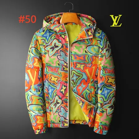 ルイヴィトン プリントパファ ダウンジャケット