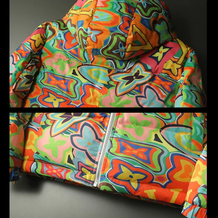 ルイヴィトン プリントパファ ダウンジャケット