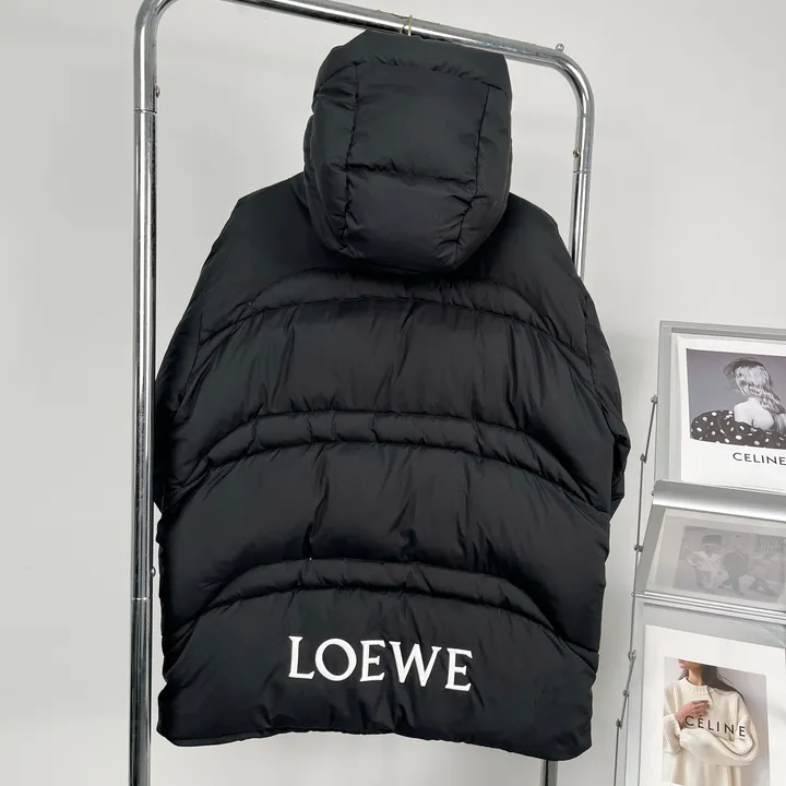 ロエベ ロゴ刺繍 ダウン ジャケット