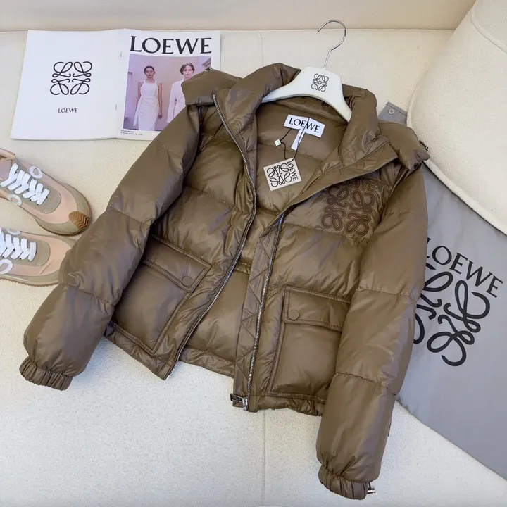 ロエベ ダウン ブラウン系