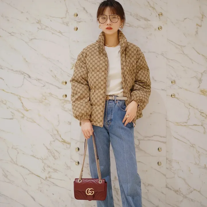 GUCCI ダウンジャケットおしゃれ