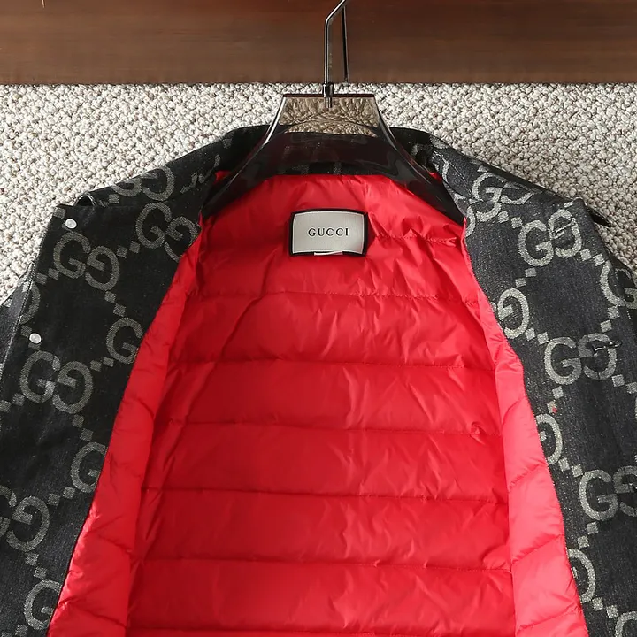 GUCCI ジャンボGG デニム ダウンジャケット