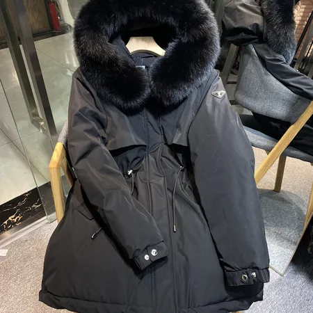 PRADA Re-Nylon ミドル丈 ダウンジャケット