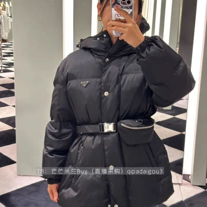 ハイブランド ミドル丈 ダウンジャケット