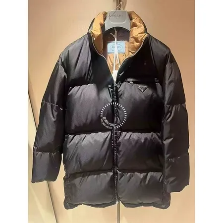 PRADA Re-nylon ベルト付き ダウンジャケット