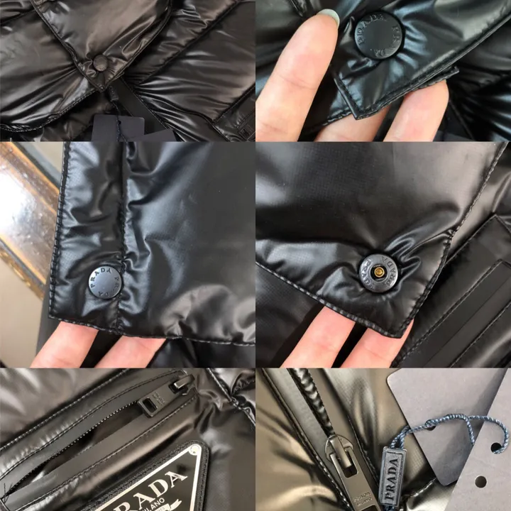 プラダ スタンドカラー ダウンジャケット