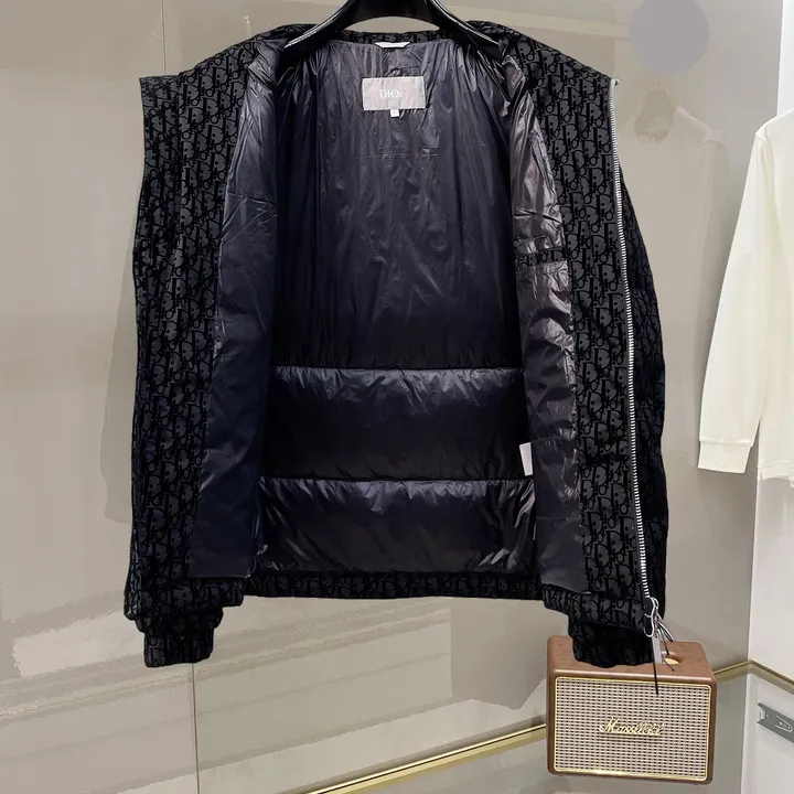 Dior トロッター柄 ダウンジャケット