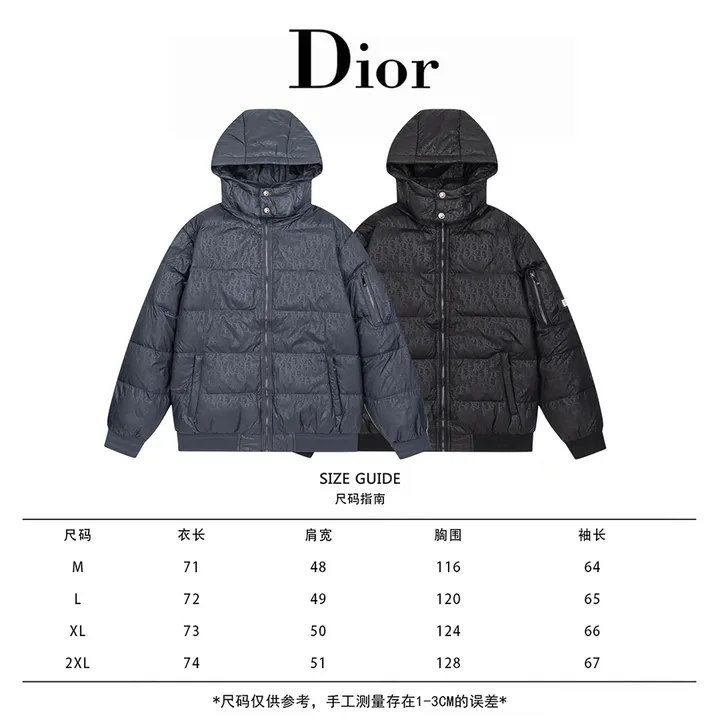 ディオール ショート丈 ダウンジャケット