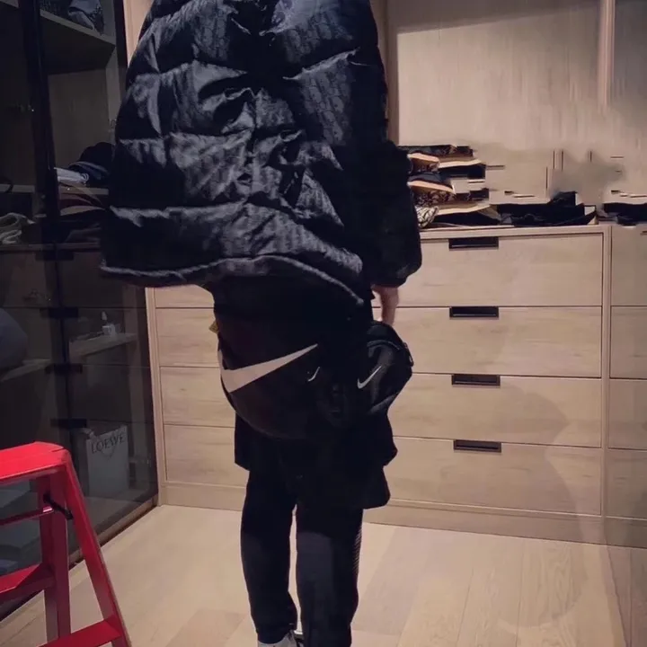 ディオール オブリーク ダウンコート スタンドカラー