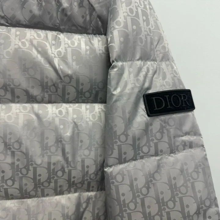 ディオール フード付きダウン グレー