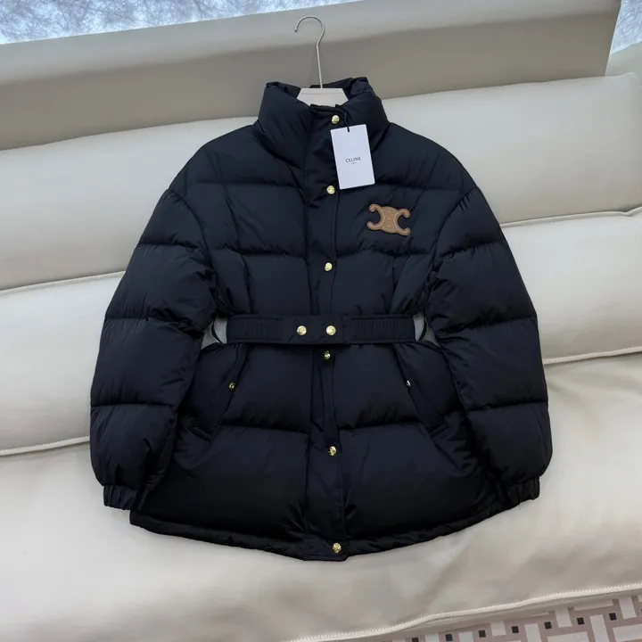 CELINE ダウン ウエストベルト付き