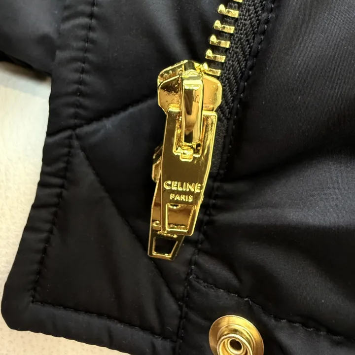 CELINE ダウン ウエストベルト付き