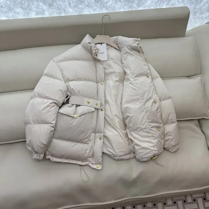 セリーヌ ウエストベルト ダウンコート