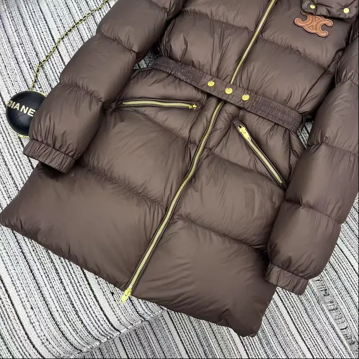 CELINE レディース ベルト付きダウン