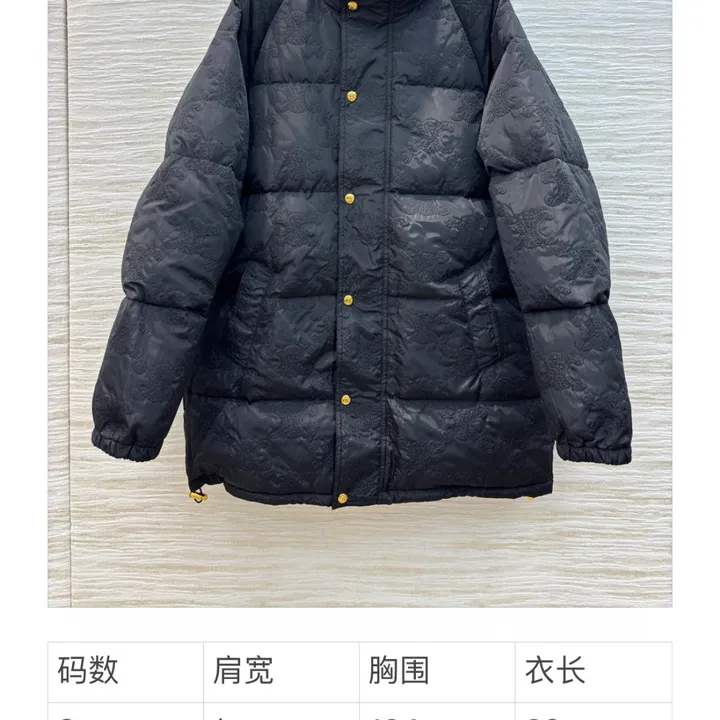 CELINE トリオンフ ロゴ ダウンジャケット