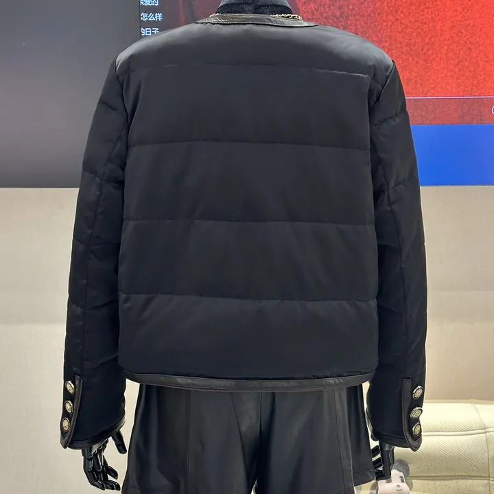 CELINEベルベットダウンジャケット